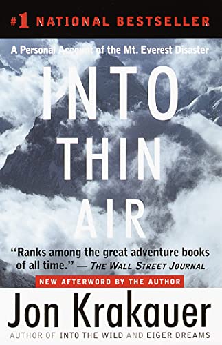 Imagen de archivo de Into Thin Air: A Personal Account of the Mt. Everest Disaster By a la venta por Hawking Books