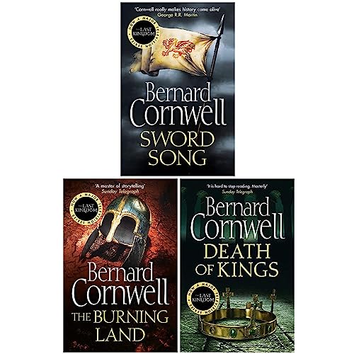 9789124187415: The Last Kingdom Saxon Tales Series (4-6) Collection 3 Books Set by Bernard Cornwell (Sword Song, The Burning Land & Death of Kings)
