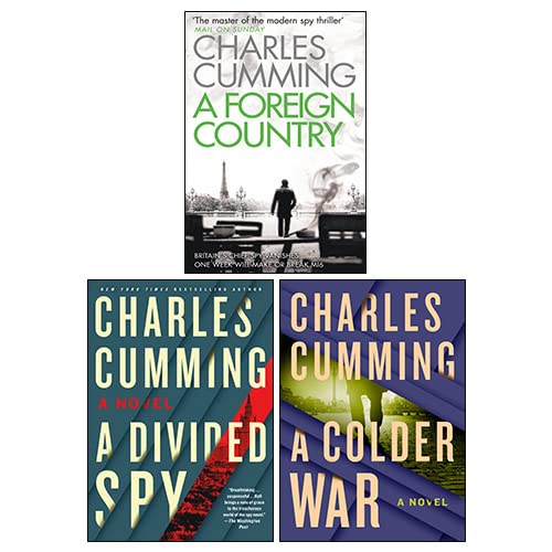 Stock image for Thomas Kell Spy Thriller Series Collection 3 Books Set By Charles Cumming (A Foreign Country, A Colder War & A Divided Spy) for sale by GF Books, Inc.