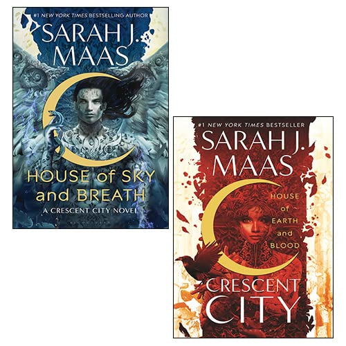 Imagen de archivo de Crescent City Series 2 Books Collection Set By Sarah J. Maas (House of Sky and Breath [Hardcover], House of Earth and Blood) a la venta por Book Deals