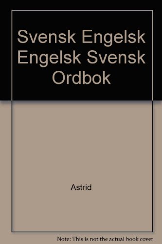 Stock image for Svensk Engelsk Engelsk Svensk Ordbok for sale by SecondSale