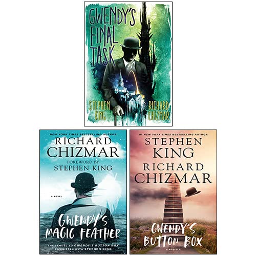 9789124200404: Richard Chizmar & Stephen King 3 Books Collection Set(Gwendy's Button Box, Gwendy's Magic Feather, Gwendy's Final Task [Hardcover])