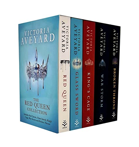 9789124200473: Victoria Aveyard Red Queen Series Collection 5 Books Set (Red Queen, Glass Sword, King's Cage, War Storm & Broken Throne)