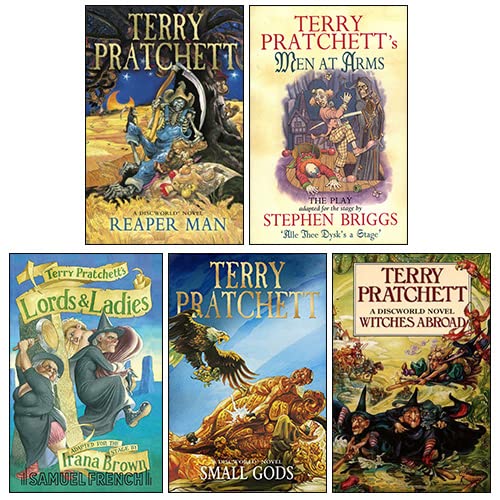 9789124200503: Discworld Series Collection 5 Books Set By Terry Pratchett (Reaper Man, Witches Abroad, Small Gods, Lords And Ladies, Men At Arms)