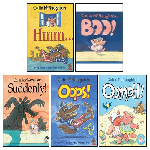 Imagen de archivo de Colin Mcnaughton Collection 5 Books Set (Boo, Oops, Oomph, Suddenly, Hmm) a la venta por Books Unplugged