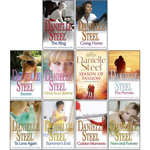 Stock image for Danielle Steel 10 Books Collection Set(Going Home, To Love Again, The Ring, The Promise, Summer's End, Season of Passion, Secrets, Once in a Lifetime, Now and Forever, Golden Moments) for sale by Books Unplugged