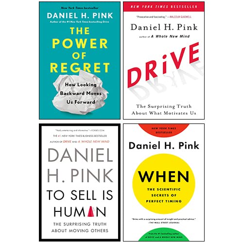 9789124208950: The Power of Regret [Hardcover], When, Drive, To Sell Is Human 4 Books Collection Set By Daniel H. Pink