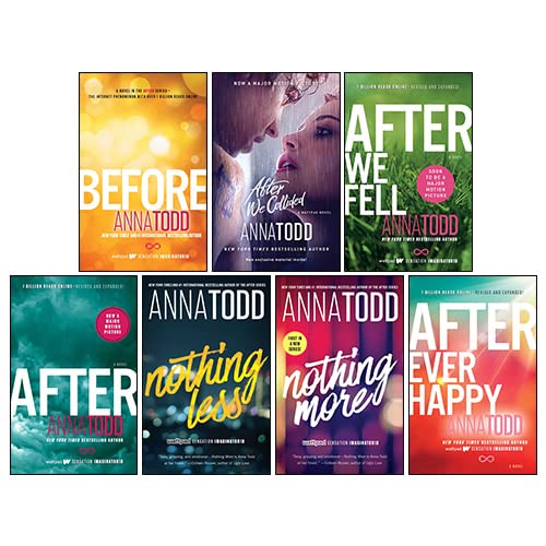 Stock image for The After & The Landon Series 7 Books Collection Set By Anna Todd (After, After Ever Happy, After We Collided, After We Fell, Before, Nothing More & Nothing Less) for sale by Books Unplugged