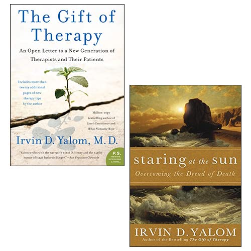 Stock image for Irvin D. Yalom Collection 2 Books Set (Staring At The Sun: Being at peace with your own mortality & The Gift Of Therapy: An open letter to a new generation of therapists and their patient) for sale by Books Unplugged