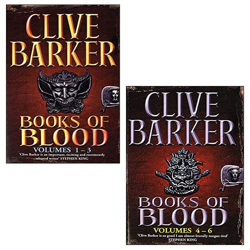 Stock image for Books Of Blood Omnibus Vol (1-3) & (4-6) Collection 2 Books Set By Clive Barker for sale by GF Books, Inc.