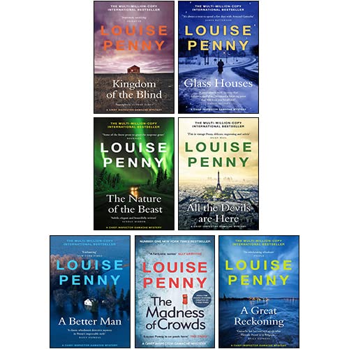 Stock image for Chief Inspector Gamache Book Series (11-17) Collection 7 Books Set By Louise Penny (The Nature of the Beast, A Great Reckoning, Glass Houses, Kingdom of the Blind, All the Devils Are Here MORE) for sale by GoldBooks