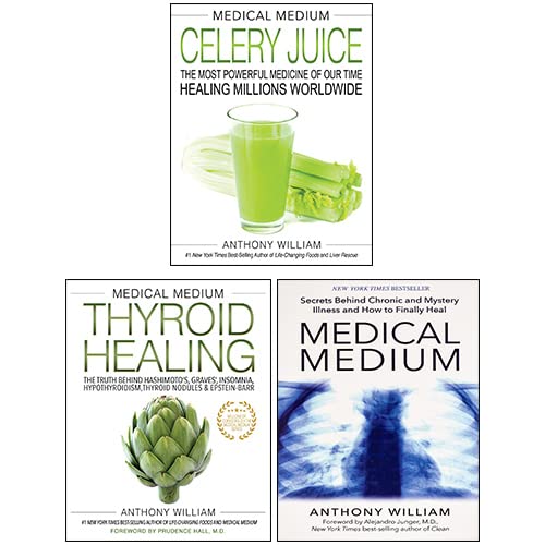 Stock image for Medical Medium 3 Books Collection Set By Anthony William (Thyroid Healing, Celery Juice, Medical Medium) for sale by Wizard Books