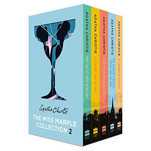 Stock image for Miss Marple Mysteries Series Books 6 - 10 Collection Set by Agatha Christie (A Caribbean Mystery, The Mirror Crack?d From Side to Side, 4.50 from Paddington, A Pocket Full of Rye & More) for sale by Books Unplugged