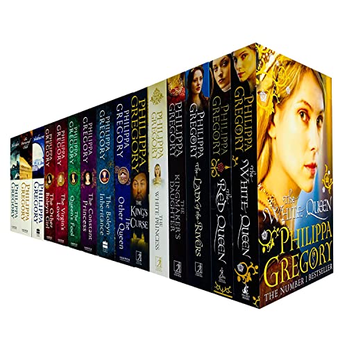 Stock image for Philippa Gregory Cousins War, Tudor Court & Wildacre Trilogy 15 Books Collection Set (White Queen, Red Queen, Lady of the Rivers, Kingmaker's Daughter, The Virgins Lover, Wideacre, Meridon & More) for sale by GF Books, Inc.