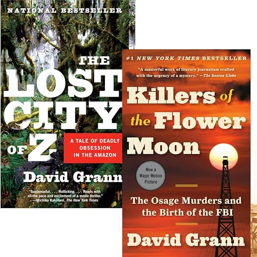 9789124225551: David Grann 2 Books Collection Set (Killers of the Flower Moon, The Lost City of Z) - David Grann