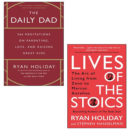 Imagen de archivo de Ryan Holiday 2 Books Collection Set (The Daily Dad [Hardcover], Lives of the Stoics) a la venta por Books Unplugged