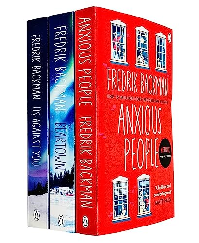 Stock image for Fredrik Backman 3 Books Collection Set( Anxious People, Us Against You & Beartown) for sale by Book Deals