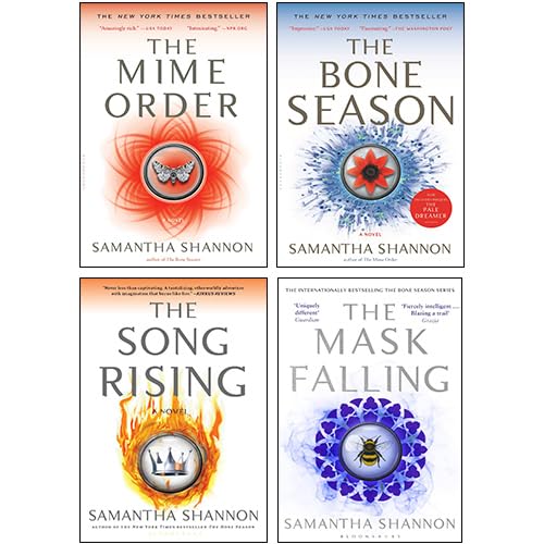 Beispielbild fr Samantha Shannon Bone Season Series Collection 4 Books Set (The Bone Season, The Mime Order, The Song Rising, The Mask Falling) zum Verkauf von GF Books, Inc.