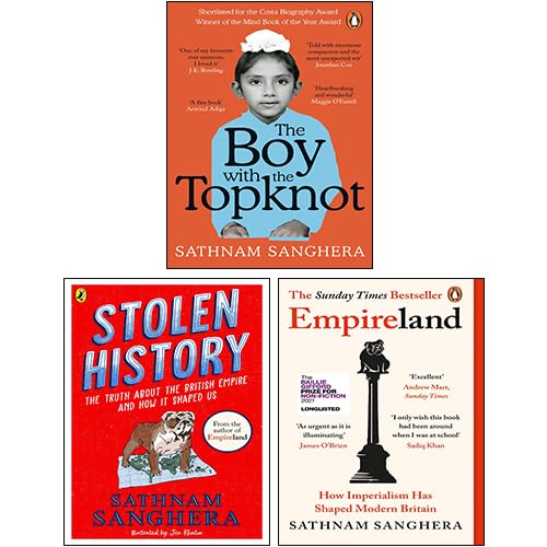 Stock image for Sathnam Sanghera 3 Books Collection Set (Empireland, Stolen History, The Boy with the Topknot) for sale by Books Unplugged