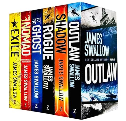 Stock image for Marc Dane Series Collection 6 Books Set By James Swallow (Nomad, Exile, Ghost, Shadow, Rogue, Outlaw) for sale by GF Books, Inc.