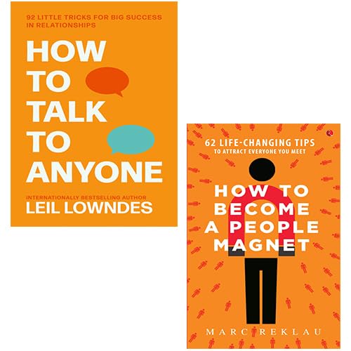 Stock image for How to Become a People Magnet By Mark Reklau, How to Talk to Anyone By Leil Lowndes 2 Books Collection Set for sale by Books Unplugged