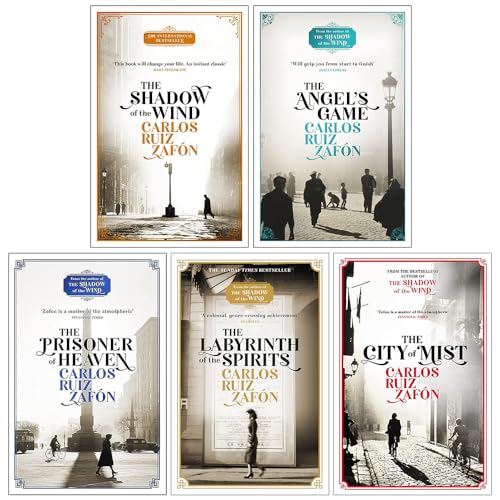 9789124281069: The Cemetery of Forgotten Series Books 1 - 5 Collection Set by Carlos Ruiz Zafon (Shadow of the Wind, Angel's Game, Prisoner of Heaven, Labyrinth of the Spirits & The City of Mist)