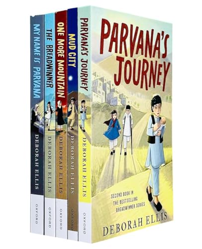 Stock image for Breadwinner Series 5 Books Collection Set By Deborah Ellis (Parvana's Journey, Mud City, One More Mountain, The Breadwinner, My Name is Parvana) for sale by GF Books, Inc.