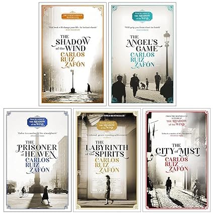 Stock image for The Cemetery of Forgotten Series Books 1 - 5 Collection Set by Carlos Ruiz Zafon (Shadow of the Wind, Angel's Game, Prisoner of Heaven, Labyrinth of the Spirits & The City of Mist) for sale by GF Books, Inc.