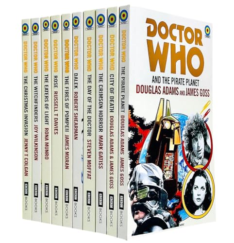 9789124296063: Doctor Who: Target Collection 10 Books Set (The Pirate Planet, City of Death, Crimson Horror, Day of the Doctor, Dalek, Fires of Pompeii, Rose, Eaters of Light, Witchfinders, Christmas Invasion)