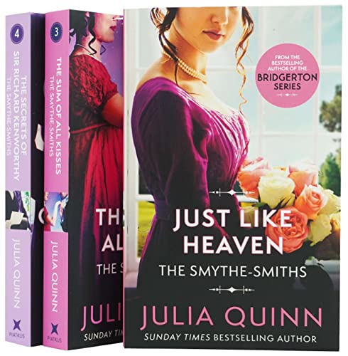 Stock image for Julia Quinn Smythe-Smith Quartet Series 3 Books Collection Set (Just Like Heave, The Sum of All Kisses & The Secrets of Sir Richard Kenworthy) for sale by GF Books, Inc.