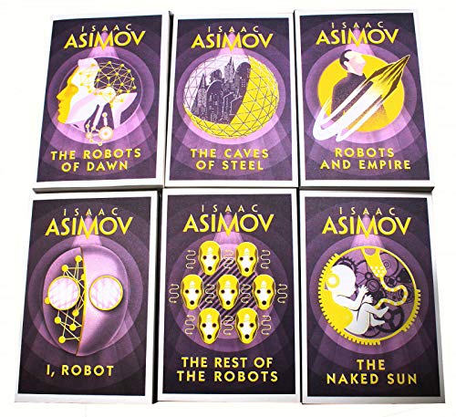 Beispielbild fr Isaac Asimov Robot Series 6 Books Collection Set (I, Robot, The Robots of Dawn, The Naked Sun, The Rest Of The Robots, The Caves of Steel, Robots and Empire) zum Verkauf von Karl Eynon Books Ltd