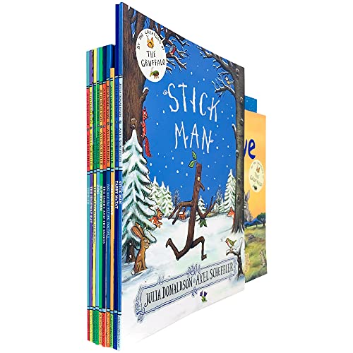 Stock image for Julia Donaldson Early Readers 10 Books Collection Set (Tiddler, Stick Man, Tabby McTat, ZOG, The Highway Rat, Superworm, The Scarecrows' Wedding, Zog and the Flying Doctors, The Ugly Five & Zog and the Flying Doctors) for sale by Book Deals