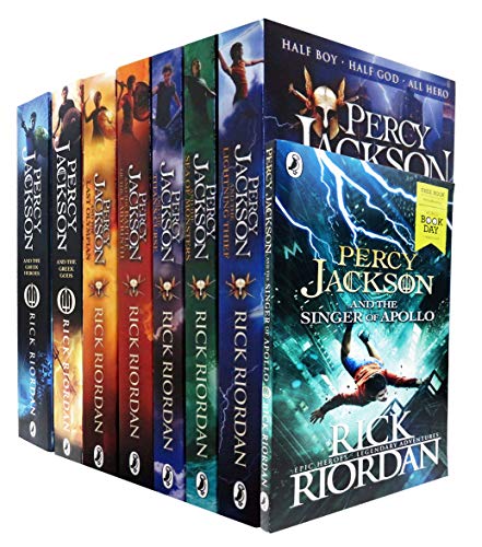Percy Jackson Collection 8 Books Set By Rick Riordan (Percy Jackson and The  Lightning Thief, The Last Olympian, The Titan's Curse, The Sea of Monsters,  The Battle of the Labyrinth and More) 