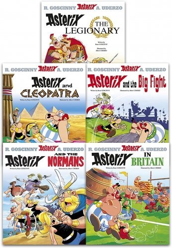 9789124373221: Asterix Series 2 Collection 5 Books Set (Book 6-10) (Cleopatra, the Big Fight, Asterix in Britain, the Normans, Asterix The Legionary)