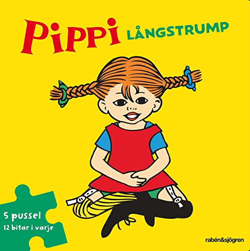 Beispielbild für Pippi LÃ¥ngstrump Pusselbok : 5 pussel med 12 bitar i varje zum Verkauf von AwesomeBooks