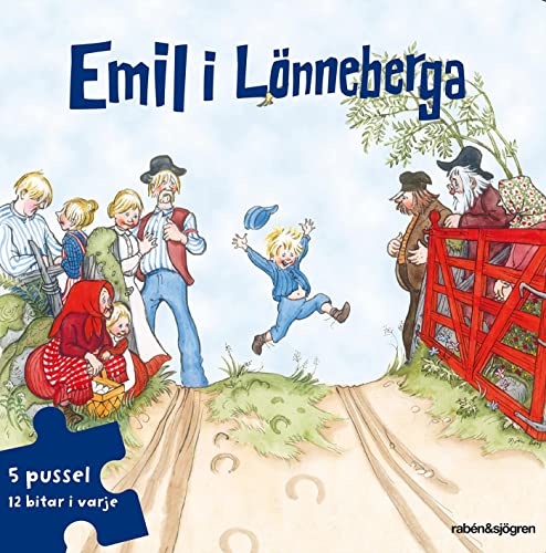 Stock image for Emil i Lnneberga Pusselbok : 5 pussel med 12 bitar i varje for sale by medimops