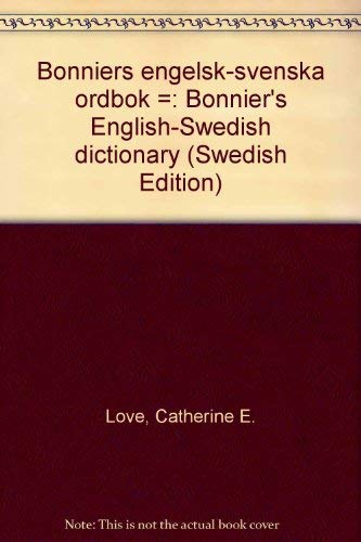 Bonniers Engelsk-Svenska Ordbok = Bonnier's English-Swedish Dictionary