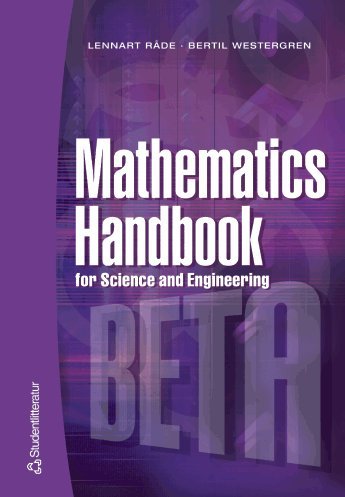 9789144031095: Mathematics Handbook - for Science and Engineering