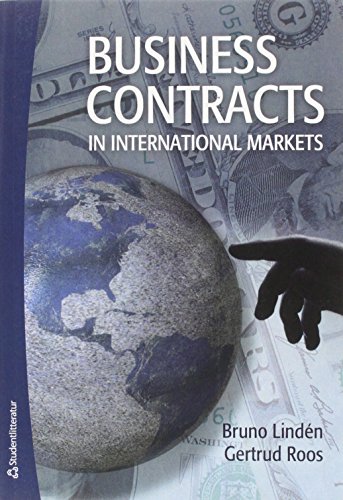 Stock image for Business Contracts in International Markets for sale by Phatpocket Limited