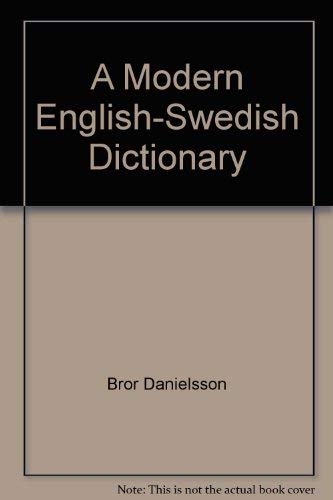 9789151807959: A Modern English-Swedish Dictionary: Modern Engelsk-Svensk Ordbok