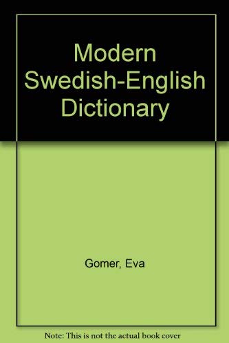 Beispielbild fr Modern Swedish-English Dictionary zum Verkauf von Better World Books