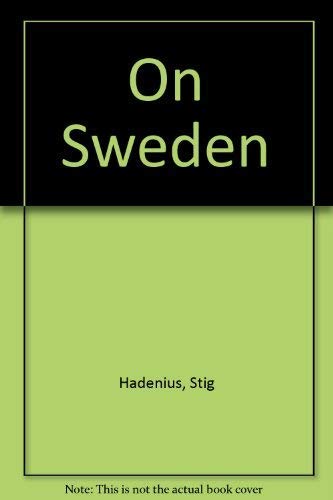 Stock image for On Sweden for sale by Table of Contents