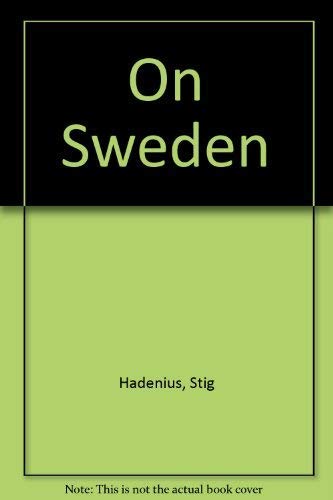 Stock image for On Sweden for sale by Ground Zero Books, Ltd.