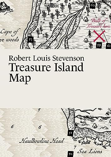 Stock image for Robert Louis Stevenson: Treasure Island Map (Paris Grafik's Literary Maps) for sale by Books From California