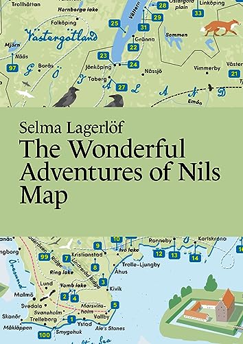 Stock image for Selma Lagerlof: The Wonderful Adventures of Nils Map (Paris Grafik's Literary Maps) for sale by Books From California