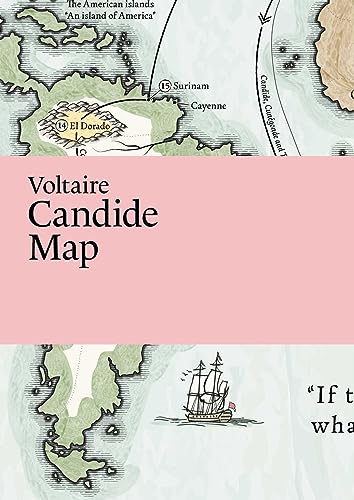 9789152770924: Voltaire: Candide Map (Literary Maps)