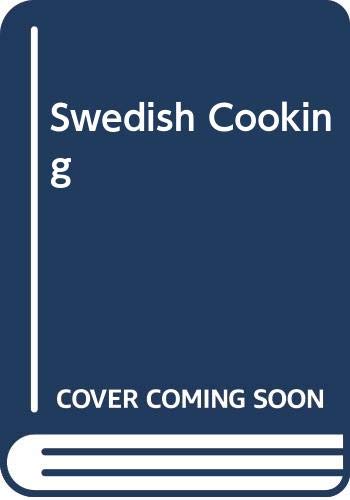 9789153400240: Title: Swedish Cooking