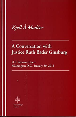 9789154405671: Conversation With Ruth Bader Ginsburg, January 30, 2014