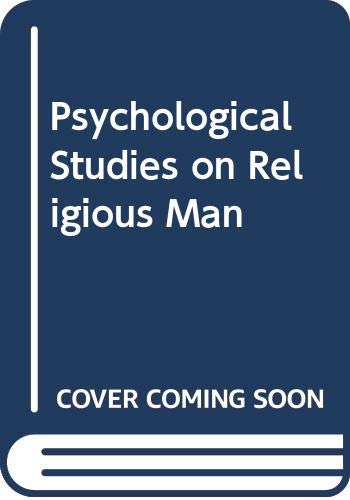 Stock image for Psychological Studies on Religious Man (Psychologia religionum) for sale by mountain