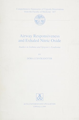 9789155445126: Airway Responsiveness and Exhaled Nitric Oxide: Studies in Asthma and Sjogren's Syndrome (Comprehensive Summaries of Uppsala Dissertations)